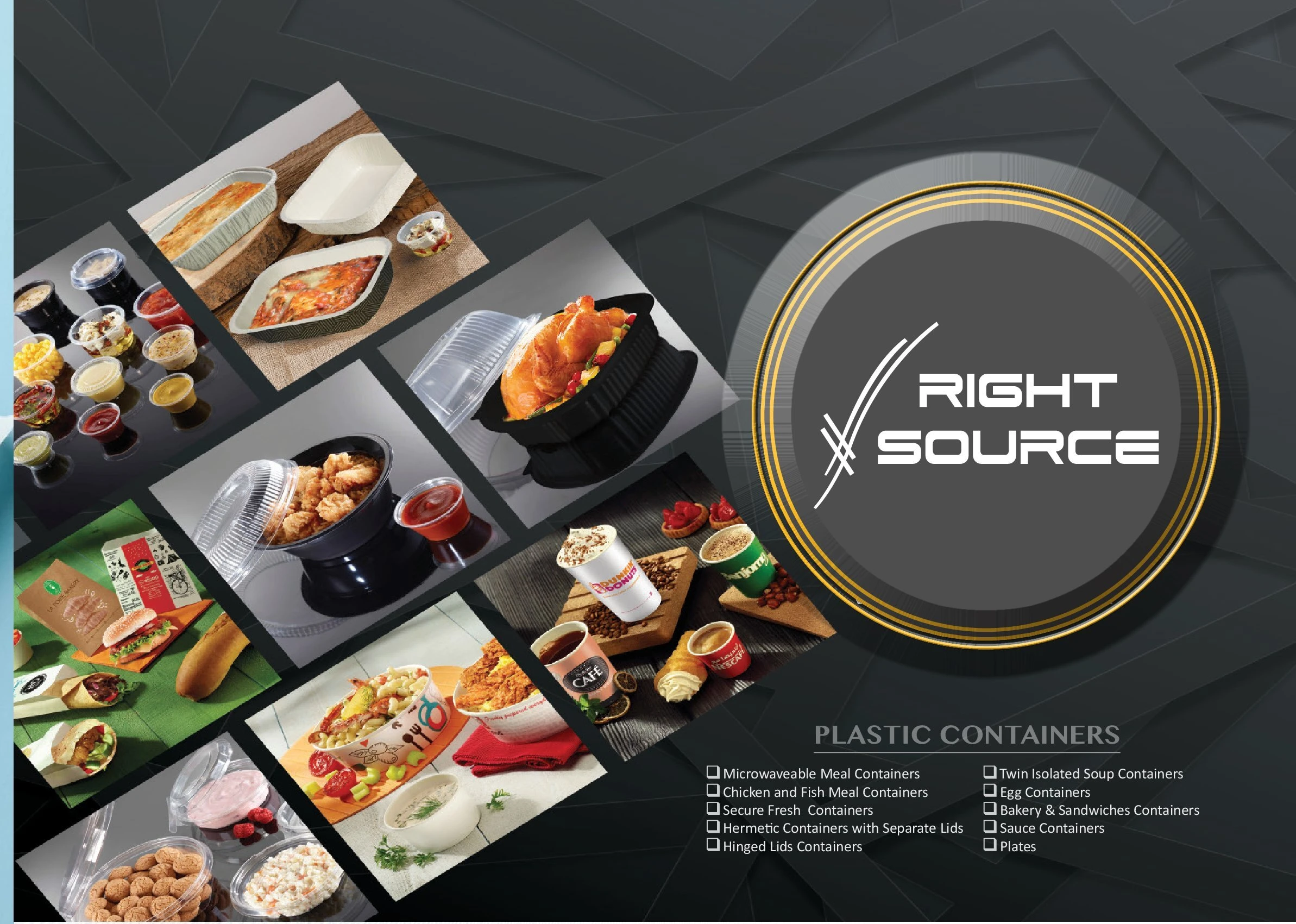 Food plastic containers